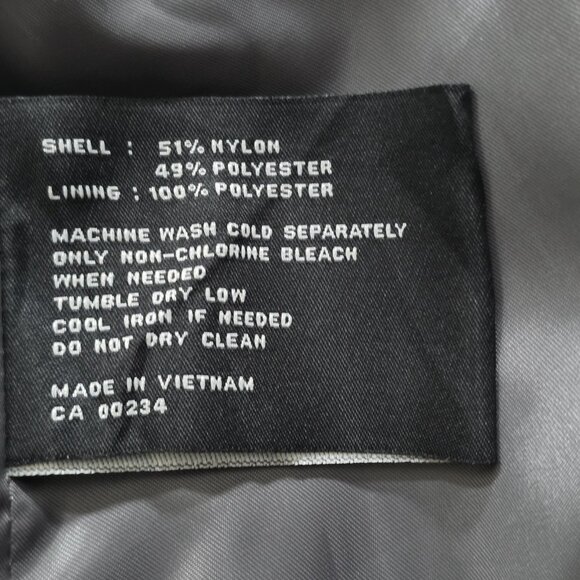 London Fog Trench Coat Womens PS Gray Metallic Pockets Belt Buttons Detach Liner - Picture 12 of 16